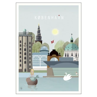 Poster <strong>Lydia Wienberg</strong> København 2 50x70 cm