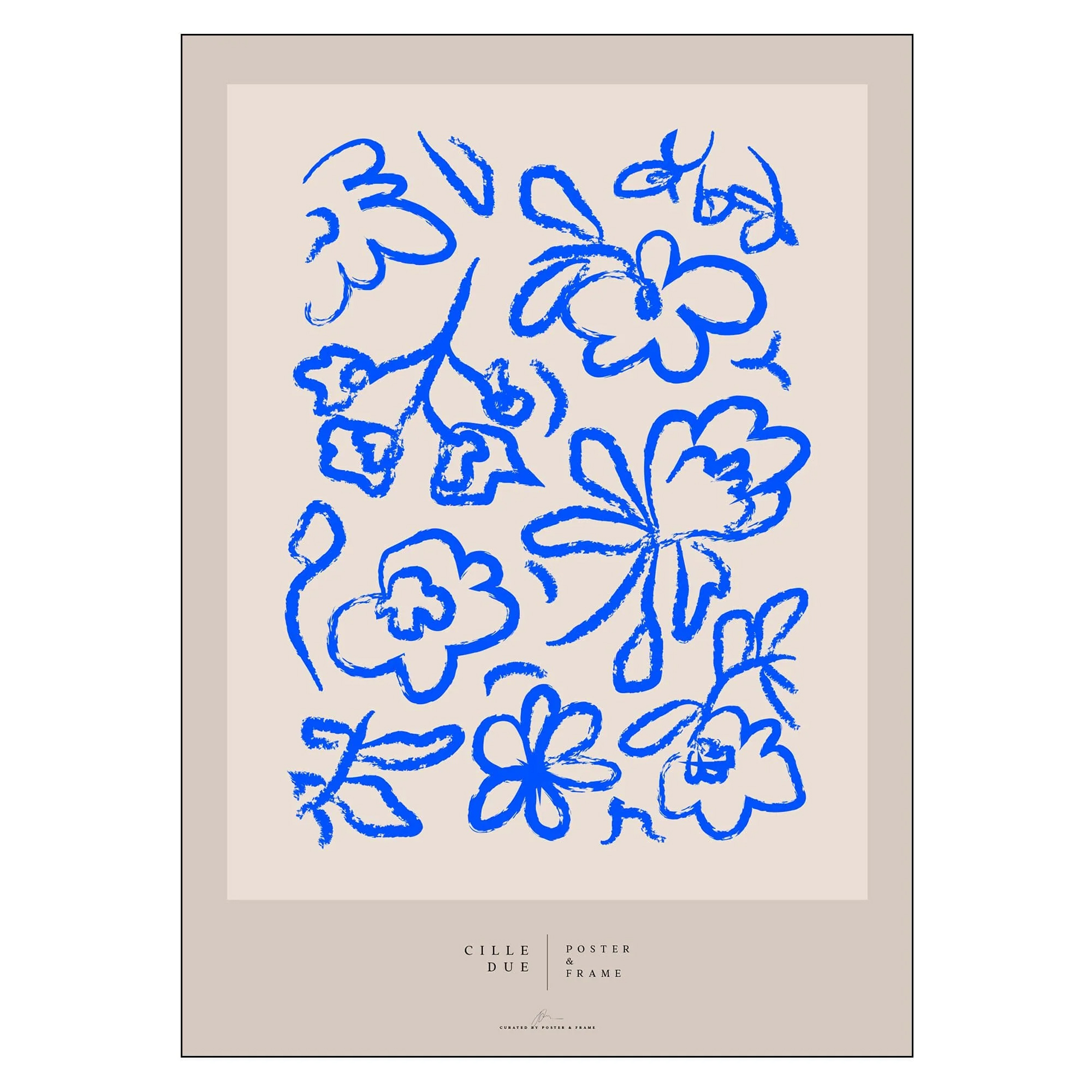 Poster Cille Due x Poster & Frame Flower 70x100 cm