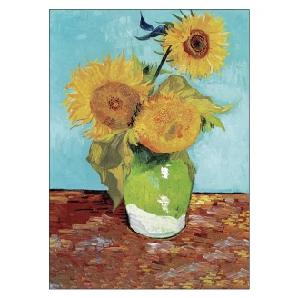 Poster <strong>Van Gogh</strong>  Vase With Three Sunflowers 30x40 cm