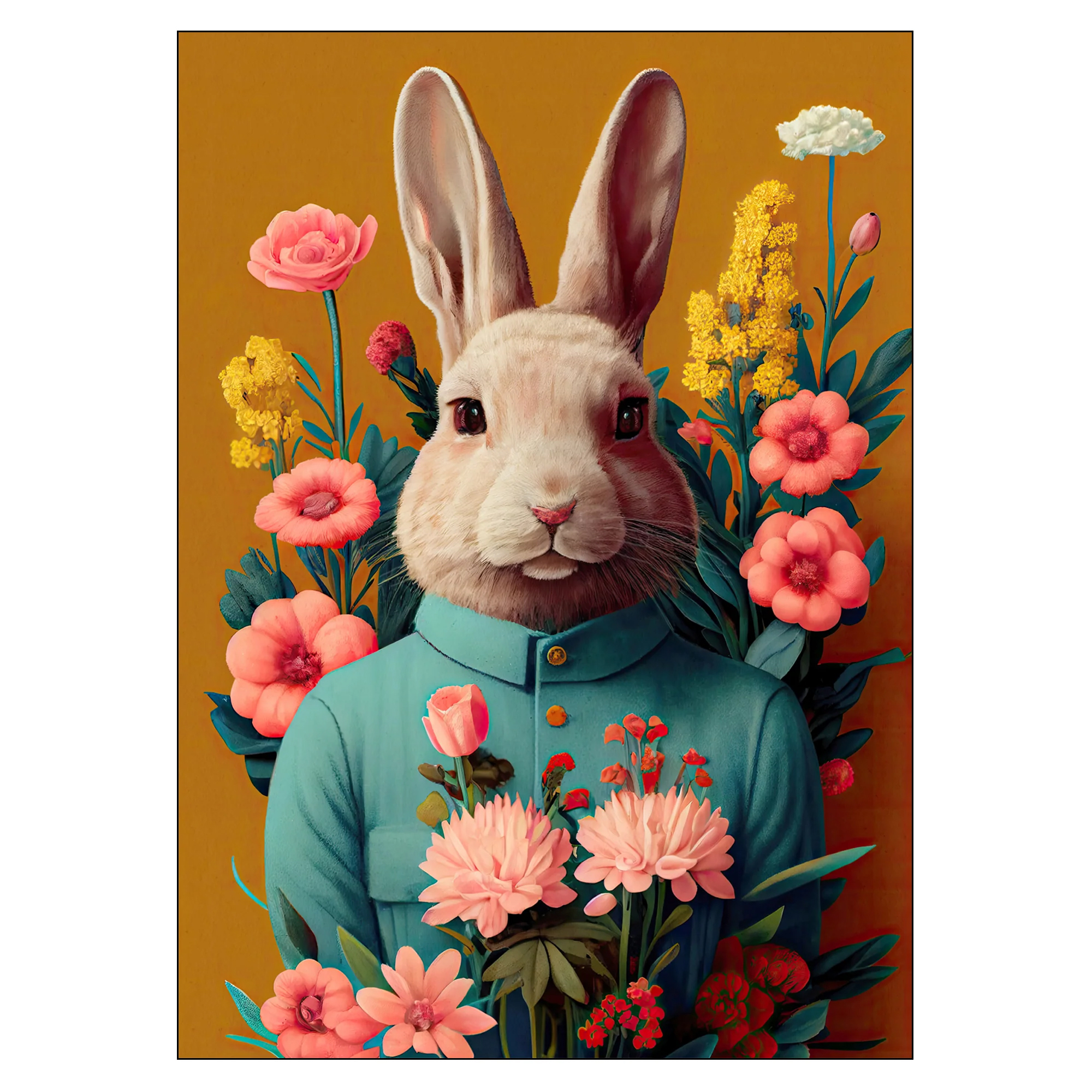 Poster Treechild Mr Easter Bunny 30x40 cm