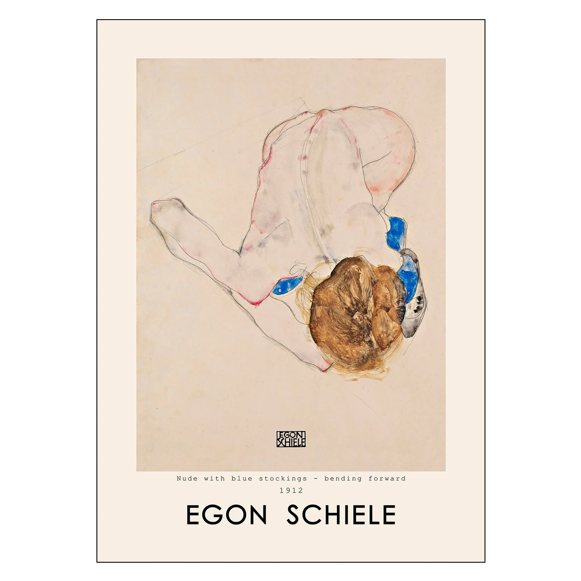 Poster Egon Schiele Seated Woman 70x100 cm