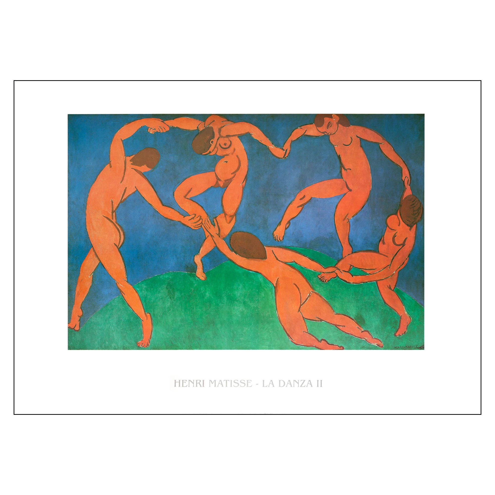 Poster Henri Matisse La Danza II 50x70 cm