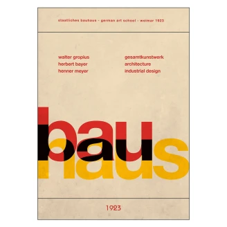 Poster PSTR Studio <strong>Bauhaus</strong>  Art School 30x40 cm