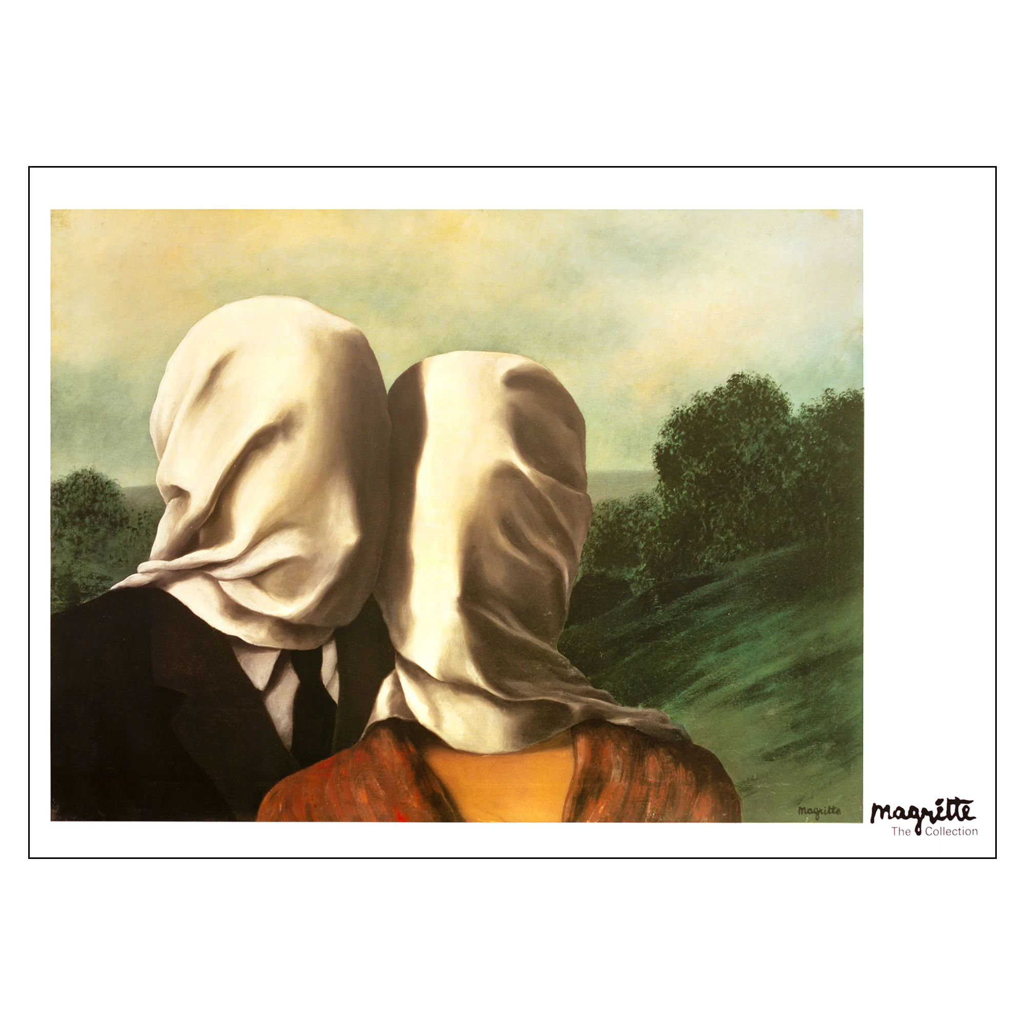 Poster René Magritte Les Amants 70x100 cm