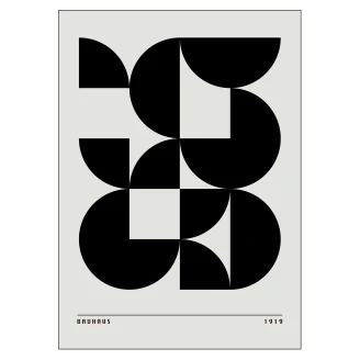 Poster <strong>Nordd Studio</strong>  Circles of Bauhaus 30x40 cm