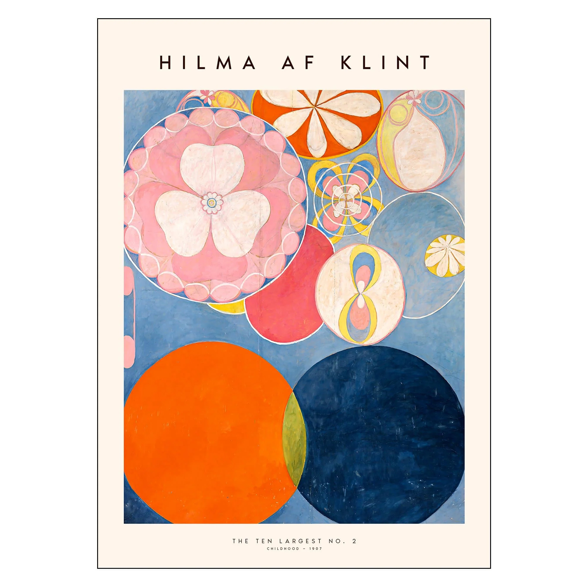 Poster Hilma Af Klint De Ti Största No. 2 50x70 cm