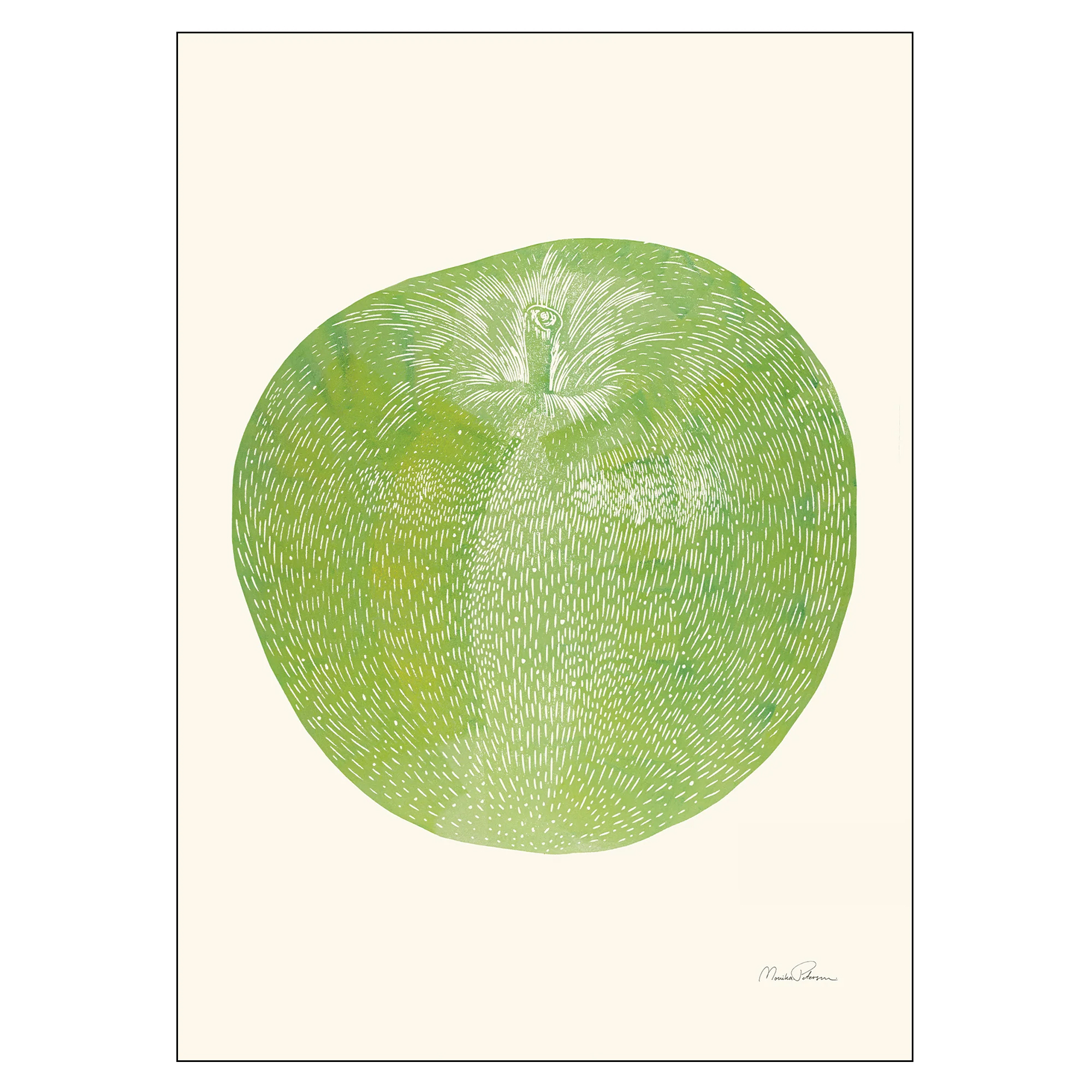 Poster Monika Petersen Art Prints Green Apple 70x100 cm