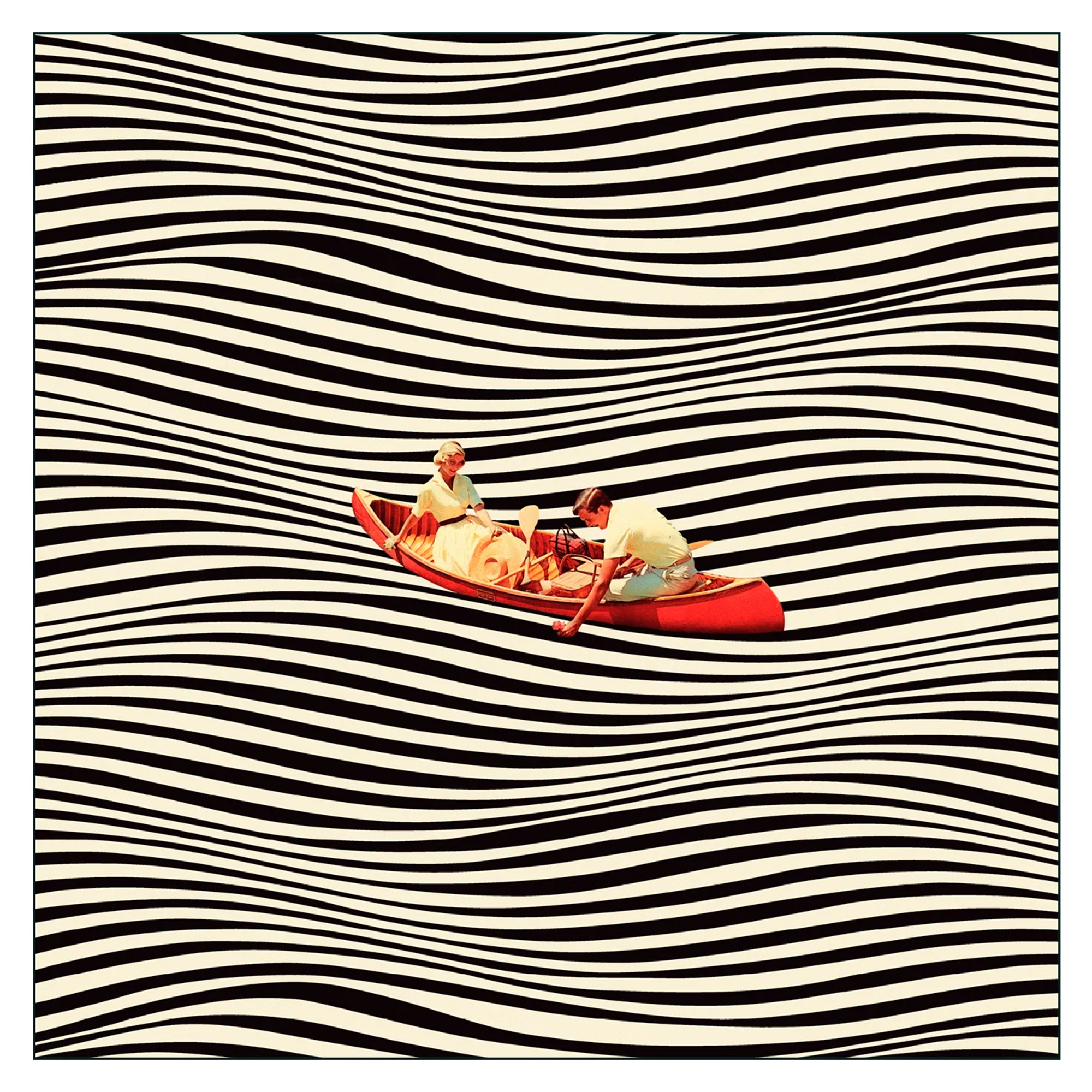 Poster Taudalpoi The Real Boat Trip 100x100 cm