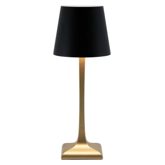 Bordslampa <strong>Bona</strong>  Svart, Guld Matt