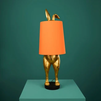 Werner Voss Bordslampa <strong>Hiding Bunny®</strong>  Orange, Guld Blank