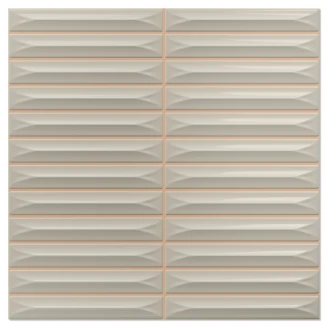 Kakel <strong>Cue</strong>  Gråbeige Blank 20x20 (1.5x10) cm