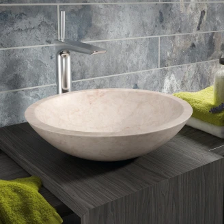 Bathco Tvättställ Stone Catania Beige 41 cm