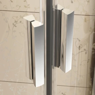 Ravak Duschhörn Blix 90x90 cm Rund Krom Blank