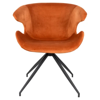 Zuiver Stol med Armstöd <strong>Mia</strong>  Orange