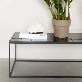 Zuiver Soffbord <strong>Glazed</strong>  Svart 42.5x93 cm