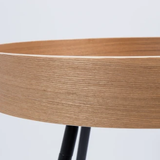Zuiver Sidobord Oak Brun Ø46 cm