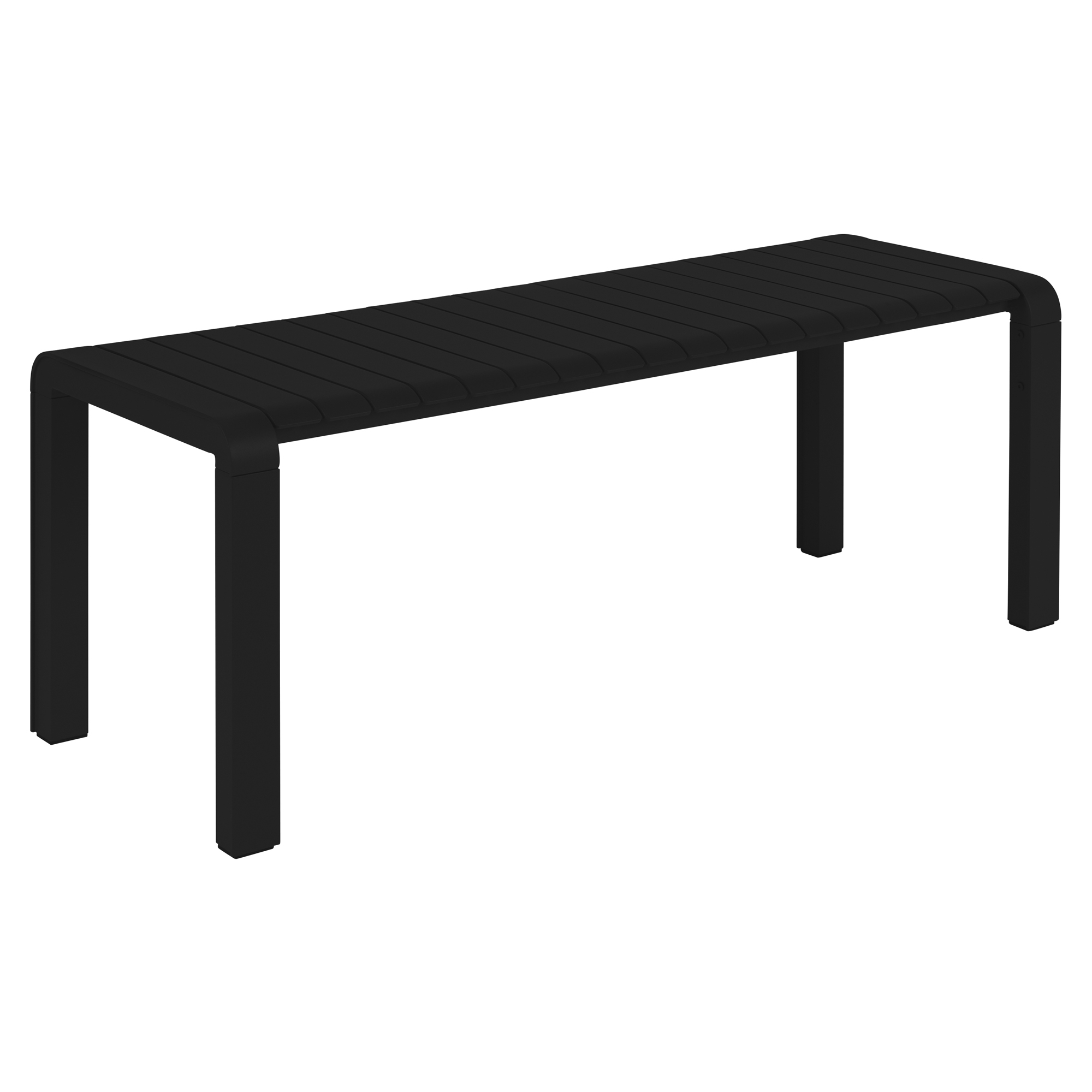 Zuiver Trädgårdsbänk 130x45 cm Vondel Svart