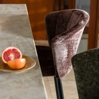 Dutchbone Barstol <strong>Georgia</strong>  Lila 73 cm