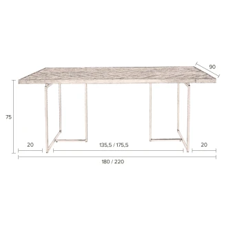 Dutchbone Matbord <strong>Class</strong>  Brun 180x90 cm