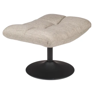Dutchbone Sittpuff <strong>Bar</strong>  Ljusgrå