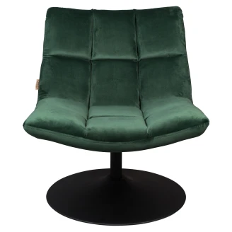 Dutchbone Loungefåtölj Sammet <strong>Bar</strong>  Grön