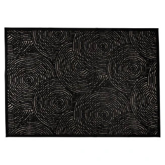 Dutchbone Matta 170x240 cm <strong>Dots</strong>  Svart