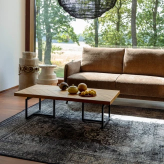 Dutchbone Matta 170x240 cm <strong>Rugged</strong>  Svart