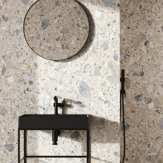 Klinker <strong>Terrazzo Premio</strong>  Flerfärgad Matt 60x120 cm