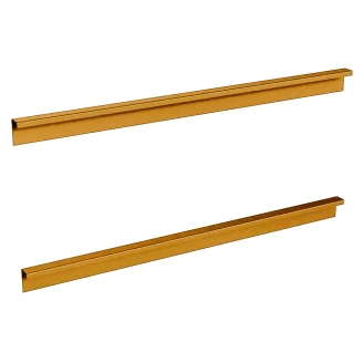 Badrumskommod Gold Luna Svart Matt 120 cm