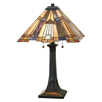 Quoizel Bordslampa <strong>Inglenook</strong>  Flerfärgad, Brons