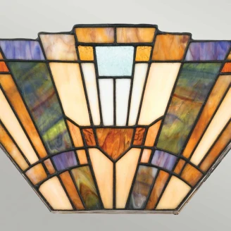 Quoizel Vägglampa <strong>Inglenook</strong>  Flerfärgad