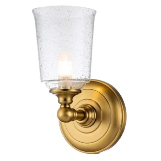 Feiss Vägglampa 1 Ljus <strong>Huguenot Lake</strong>  Guld