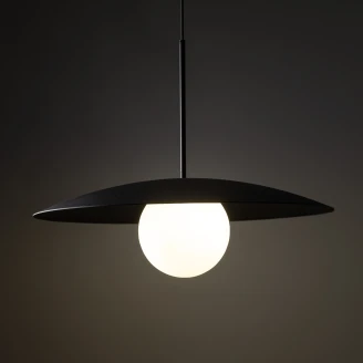 Hängande Lampa Solin Svart, Vit Matt