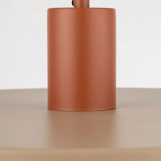 Hängande Lampa Flare Beige, Tegelröd Matt Ø 40 cm