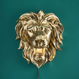 Werner Voss Vägglampa <strong>King Lion</strong>  Guld Blank