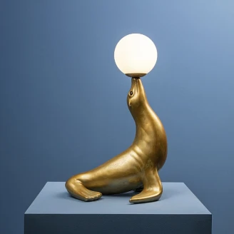 Werner Voss Bordslampa <strong>Robbie</strong>  Guld, Vit Blank