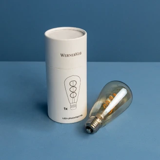 Werner Voss Glödlampa E27 Filament 2000K, 4W, 230V Klar