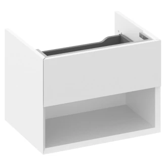 Ravak Tvättställsskåp Lite Vit Blank 60 cm med Handfat