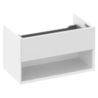 Ravak Tvättställsskåp <strong>Lite</strong>  Vit Blank 80 cm med Handfat S