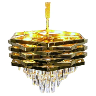 Werner Voss Hängande Lampa <strong>Crystal Gold</strong>  L Guld Blank