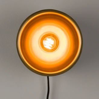 Vägglampa <strong>Lioran</strong>  Svart, Guld S