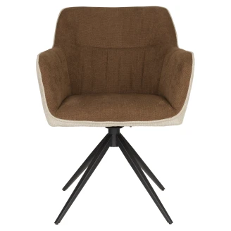 Stol med Armstöd <strong>Jaxon</strong>  Brun, Beige