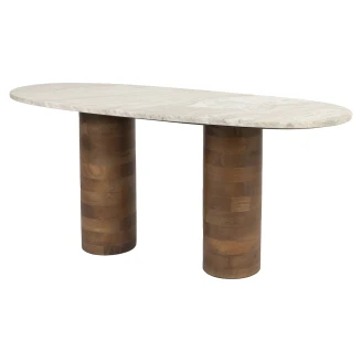 Soffbord Zethro Trä, Beige 100x40 cm