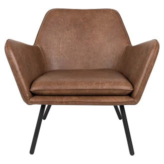 Loungefåtölj <strong>Malan</strong>  Brun