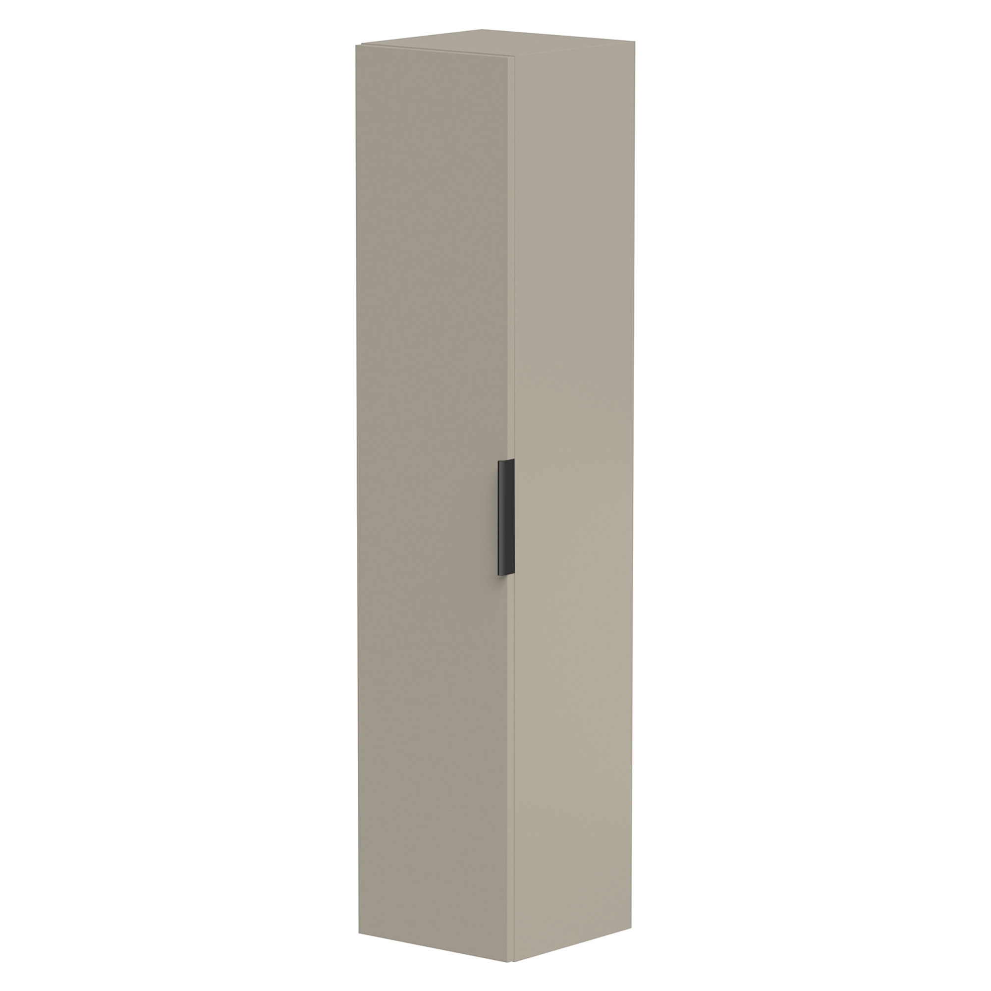 Väggskåp Velira Gråbeige Matt med Handtag Svart