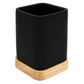 Set av Badrumstillbehör <strong>Bamora</strong>  Svart Matt