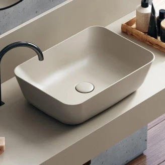 Bottenventil Click-Clack Plug Dimmgrå Matt för Tvättställ utan Bräddavlopp