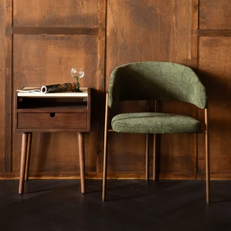 Dutchbone Sidobord/Sängbord <strong>Arda</strong>  Brun, Beige