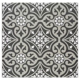 Mainzu Klinker <strong>Normandy</strong>  Bas Black Matt 20x20 cm