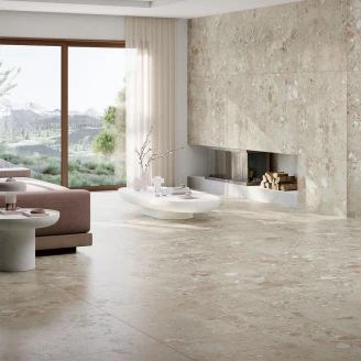 Gulvflis <strong>Vento</strong>  Sandbeige Matt 60x60 cm